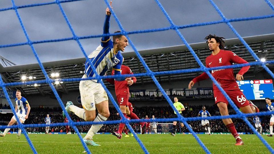Brighton Liverpool’u 3-0 yendi
