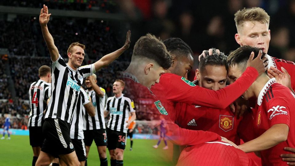 İngiltere Lig Kupası’nda Manchester United ve Newcastle United yarı finalde