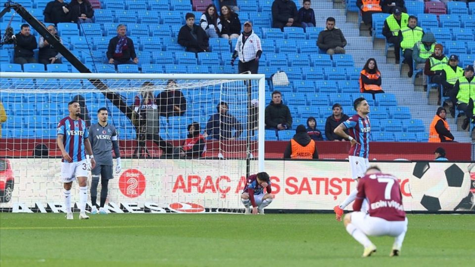Trabzonspor’dan son 5 sezonun en kötü performansı