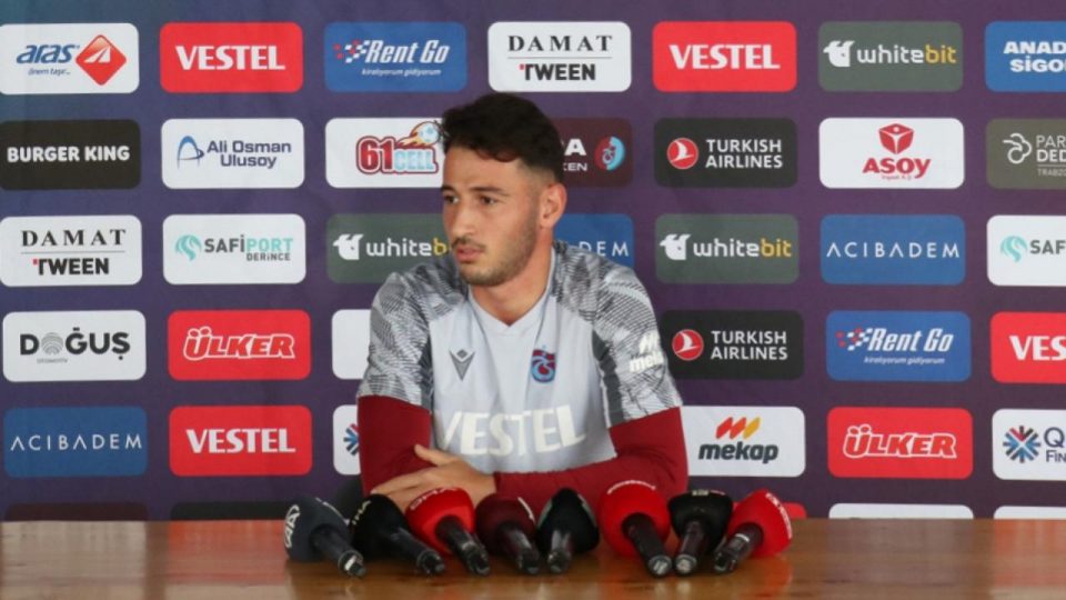 Trabzonspor’un genç oyuncusu Arif Boşluk hedeflerini anlattı